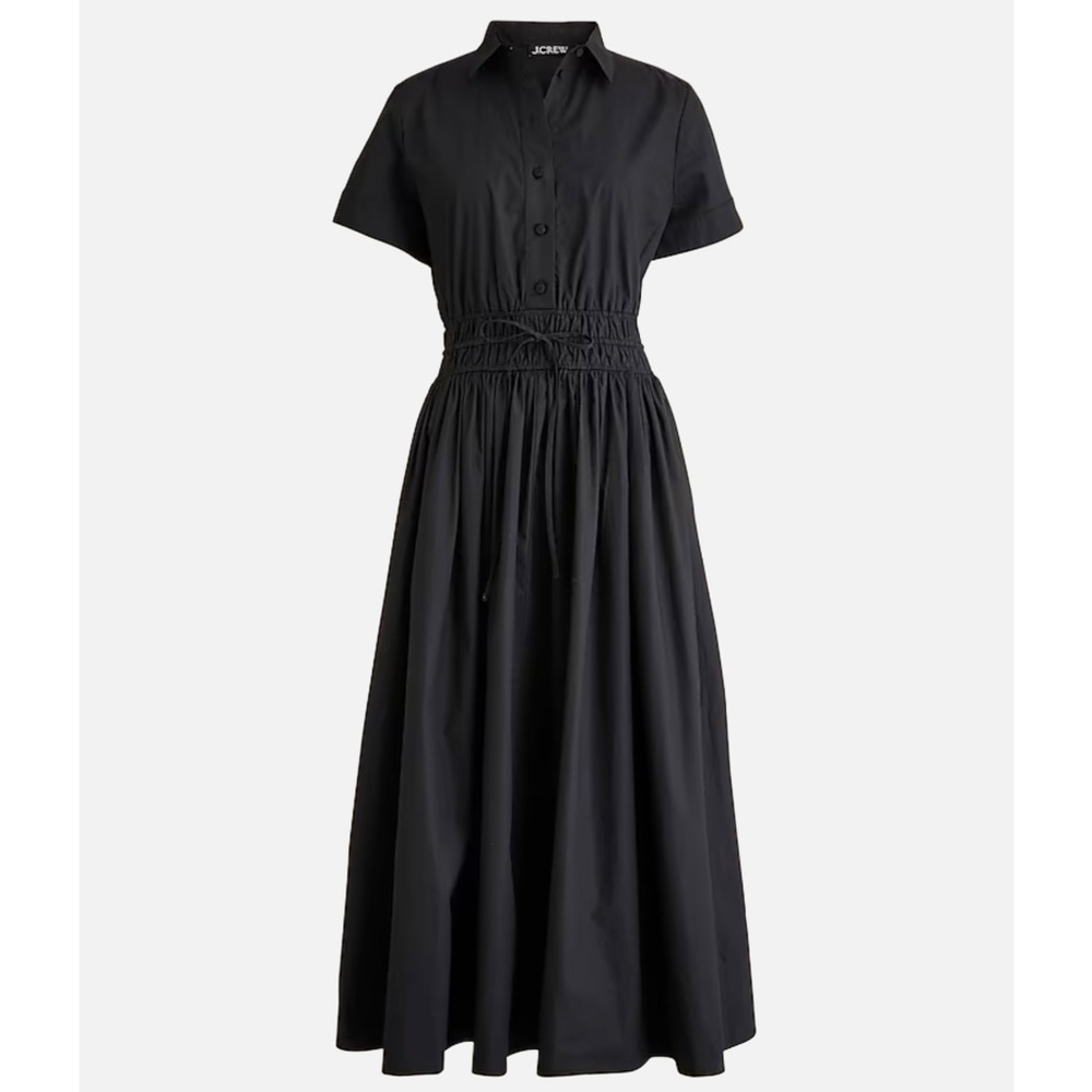 J Crew Elena shirtdress in cotton poplin **POCKETS**
